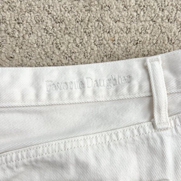 Favorite Daughter The Masha Super High Rise Wide Leg Gardenia Ivory Jeans Sz 32 - Picture 10 of 10